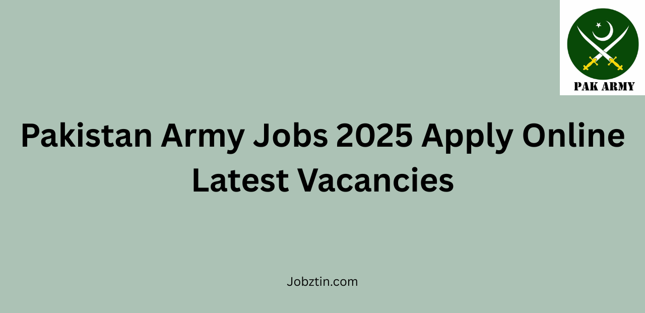 Pakistan Army Jobs 2025