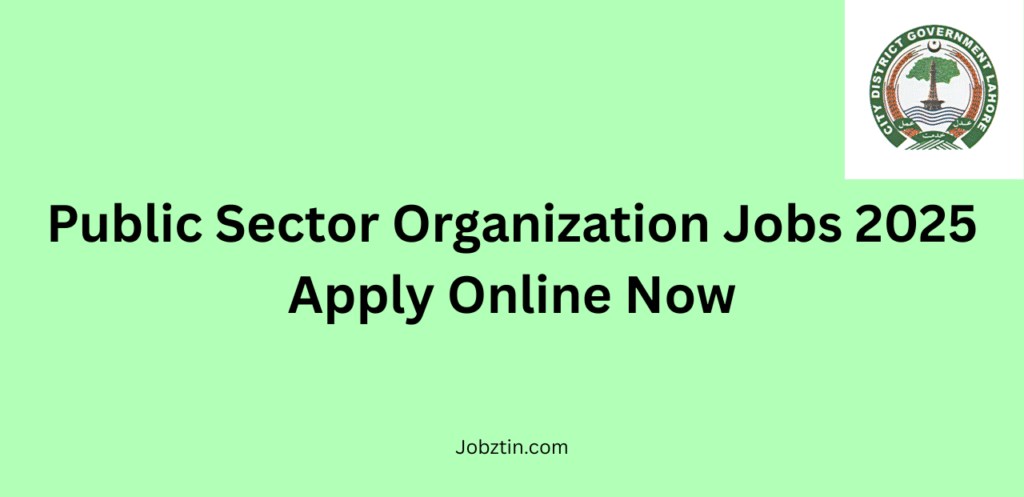 Public Sector Organization Jobs 2025